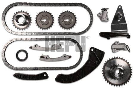 Kit lanț distribuție HEPU (lanț + pinioane) pentru: HYUNDAI ACCENT II, ACCENT III, ELANTRA IV, GETZ, I10 I, I20 I, I30, MATRIX; KIA CEE'D, CERATO I, PICANTO I, PRO CEE'D, RIO II, SOUL I, VENGA 1.1D-1.6D 10.01-