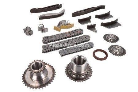 Kit lanț distribuție HEPU (lanț + pinioane) pentru: HYUNDAI H-1, H-1 / STAREX, H-1 CARGO, H-1 TRAVEL; KIA SORENTO I 2.5D 08.02-