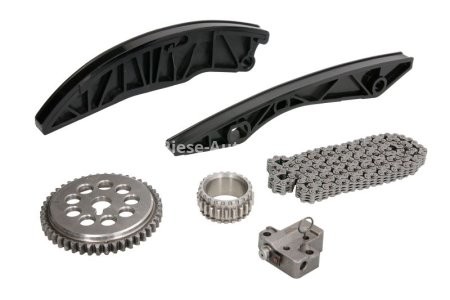 Kit lanț distribuție HEPU (lanț + pinioane) pentru: HYUNDAI ELANTRA V, I20 I, I30, IX20; KIA CARENS III, CEE'D, CERATO I, CERATO II, PRO CEE'D, RIO III, SOUL I, VENGA 1.4/1.4LPG/1.6 05.06-