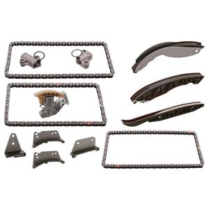 Kit lanț distribuție SWAG (lanț + elemente) pentru: HYUNDAI H-1, H-1 / STAREX, H-1 CARGO, H-1 TRAVEL, H350; KIA K2500, SORENTO I 2.5D 07.01-