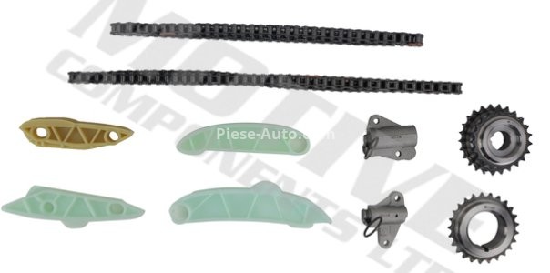 Kit lanț distribuție MOTIVE (lanț + pinioane) pentru: HYUNDAI GRAND SANTA FÉ, GRANDEUR, IX35, SANTA FE IV/SUV, SANTA FÉ II, SANTA FÉ III, SANTA FÉ II/SUV; KIA CARNIVAL III, SORENTO I, SORENTO II 2.0D/2.2D/2.5D 08.02-
