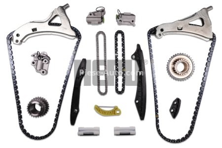 Kit lanț distribuție HEPU (lanț + pinioane) pentru: MERCEDES CLS (C218), CLS SHOOTING BRAKE (X218), E (A207), E (C207), E T-MODEL (S212), E (W212), GL (X166), GLE (C292), GLE (W166), GLS (X166), M (W166) 4.7 02.11-