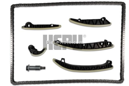 Kit lanț distribuție HEPU (lanț + elmente) pentru: MERCEDES C T-MODEL (S203), C T-MODEL (S204), C (W203), C (W204), CLK (A209), CLK (C209), CLS (C218), CLS (C219), CLS SHOOTING BRAKE (X218), E (A207) 3.0D 01.05-