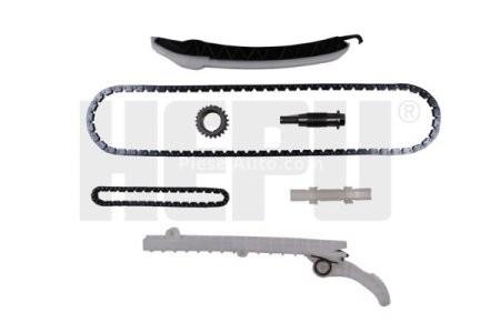 Kit lanț distribuție HEPU (lanț + elmente) pentru: MERCEDES A (W176), B SPORTS TOURER (W246, W242), C T-MODEL (S205), C (W205), CLA (C117), CLA SHOOTING BRAKE (X117), GLA (X156) 1.6/2.0/2.0CNG 11.11-