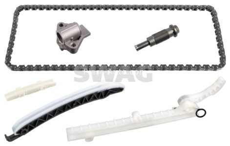 Kit lanț distribuție SWAG (lanț + elemente) pentru: MERCEDES A (W176), B SPORTS TOURER (W246, W242), C (W204), C (W205), CLA (C117), CLA SHOOTING BRAKE (X117), GLA (X156), GLC (X253) 1.6/2.0/2.0CNG 01.08-