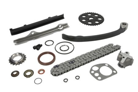 Kit lanț distribuție HEPU (lanț + pinioane) pentru: NISSAN PICK UP, PRAIRIE PRO, TERRANO II 2.4 01.90-09.07