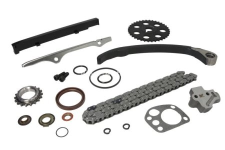 Kit lanț distribuție HEPU (lanț + pinioane) pentru: NISSAN PICK UP, PRAIRIE PRO, TERRANO II 2.4 01.90-09.07