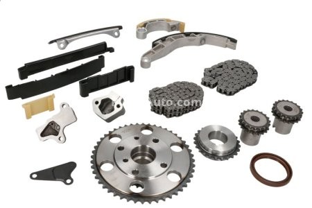 Kit lanț distribuție HEPU (lanț + pinioane) pentru: NISSAN CABSTAR, NP300 NAVARA, PATHFINDER III 2.5D 01.05-