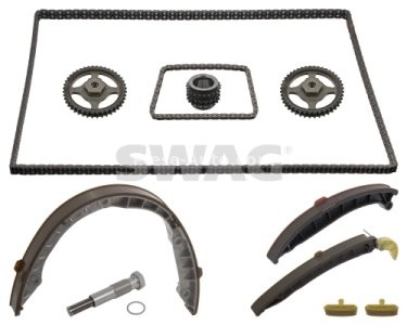Kit lanț distribuție SWAG (lanț + pinioane) pentru: PORSCHE CAYENNE 4.8 02.07-09.10