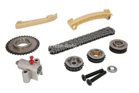 Kit lanț distribuție HEPU (lanț + pinioane) pentru: SAAB 900 II, 9000, 9-3, 9-5 2.0/2.3 09.88-12.09