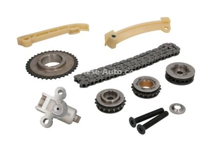 Kit lanț distribuție HEPU (lanț + pinioane) pentru: SAAB 900 II, 9000, 9-3, 9-5 2.0/2.3 09.88-12.09