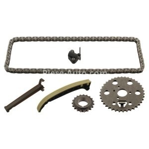 Kit lanț distribuție SWAG Roţi 2x, lanţ, Întinzător, 2 patine pentru SMART Coupe - 0,8 CDI (451.300) 01.07-