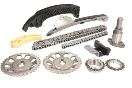 Kit lanț distribuție HEPU (lanț + pinioane) pentru:  SUZUKI SWACE; TOYOTA AURIS, COROLLA, PRIUS 1.6/1.8H 01.07-