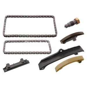 Kit lanț distribuție SWAG actionare arbore intermediar (, întinzătorului de lanţ, ghiduri) BMW 118d