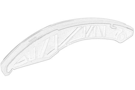 Ghidaj lanț distribuție spate pentru: HYUNDAI I10 I, I10 II, I20 I, I20 II; KIA RIO III, RIO IV 1.2/1.25 09.08-