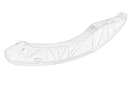 Ghidaj lanț distribuție spate pentru: HYUNDAI I10 I, I10 II, I20 I, I20 II; KIA RIO III, RIO IV 1.2/1.25 09.08-