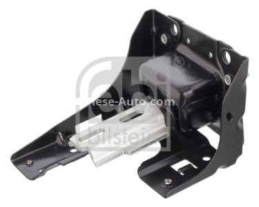 Suport motor FEBI față stânga, din metal+cauciuc pentru: CITROEN C3 I, C3 II, C4 CACTUS, C-ELYSEE, DS3; PEUGEOT 2008 I, 207, 207/HATCHBACK, 208 I, 301, 308 II 1.0-1.6LPG 02.02-