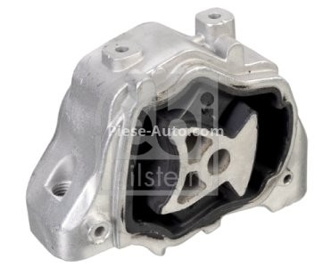 Suport motor FEBI , pe partea dreaptâ , din metal+cauciuc pentru: VOLVO S60 II, S80 II, V60 I, V70 III, V70 III/KOMBI, XC60 I, XC70 II; LAND ROVER DISCOVERY SPORT, FREELANDER 2, RANGE ROVER EVOQUE 2.0-3.2 10.06-