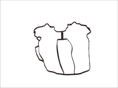 Garnitură capac culbutori ELRING pentru:  OPEL AGILA, CORSA C, D 1.0 09.00- 1