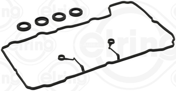 Set garnitură capac culbutori ELRING pentru: HYUNDAI COUPE I, COUPE II, CRETA, ELANTRA III, ELANTRA V, ELANTRA VI, I40 I, I40 I CW, IX35, MATRIX, SANTA FÉ I, SONATA VI, TUCSON; KIA CARENS IV 1.4-2.7 08.96- 2