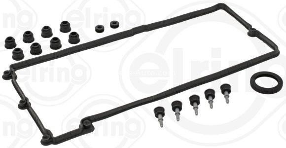 Garnitură capac culbutori ELRING (montaj stânga) pentru :BMW 5 (E60), 5 (E61), 6 (E63), 6 (E64), 7 (E65, E66, E67), X5 (E53), X5 (E70) 3.6-4.8 07.01-12.10