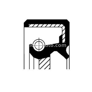 Simering Corteco arbore cotit , față (44x60/60x7) pentru: HYUNDAI H100, SANTA FÉ I; MITSUBISHI GALANT VI, L 300 / DELICA II, L 300 III, L200, L200 / TRITON, LANCER III 1.6-2.5D 05.80-12.15