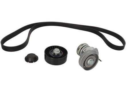 Set curea transmisie INA - cu role , întinzător -pentru: AUDI A1, A3; SEAT ALTEA, ALTEA XL, IBIZA IV, IBIZA IV SC, IBIZA IV ST, LEON, TOLEDO IV; SKODA FABIA II, OCTAVIA II, RAPID, ROOMSTER 1.2 11.08-
