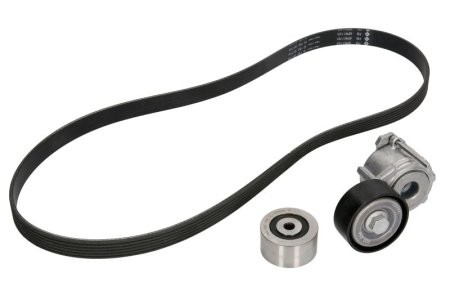 Set curea transmisie INA - cu role , întinzător - pentru: CITROEN C4 I; PEUGEOT 307, 307/KOMBI 2.0D 08.00-03.12
