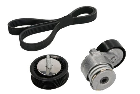 Set curea transmisie INA - cu role , întinzător - pentru: DACIA DOKKER, DOKKER EXPRESS/MINIVAN, DUSTER, LODGY, LOGAN, LOGAN EXPRESS, LOGAN II, LOGAN MCV, LOGAN MCV II, SANDERO, SANDERO II 1.5D/1.6/1.6LPG 06.01-