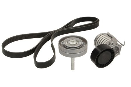 Set curea transmisie INA - cu role , întinzător - pentru: SEAT CORDOBA, IBIZA III, IBIZA IV, IBIZA IV SC, IBIZA IV ST, TOLEDO IV; SKODA FABIA I, FABIA I PRAKTIK, FABIA II, RAPID, ROOMSTER, ROOMSTER PRAKTIK 1.2 07.01-