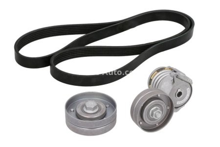 Set curea transmisie INA - cu role , întinzător - pentru: SEAT LEON, TOLEDO II; SKODA OCTAVIA I; VW BORA, BORA I, GOLF IV 1.4/1.6 09.96-12.10