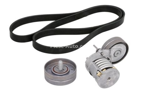 Set curea transmisie INA - cu role , întinzător - pentru: SEAT LEON, TOLEDO II; SKODA OCTAVIA I; VW BORA, BORA I, GOLF IV 1.4/1.6 09.96-12.10