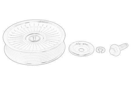 Rola ghidare curea distributie pentru : fits: FORD RANGER 2.2D/3.2D 04.11-