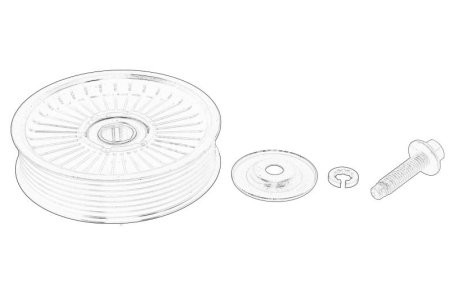 Rola ghidare curea distributie pentru : fits: FORD RANGER 2.2D/3.2D 04.11-