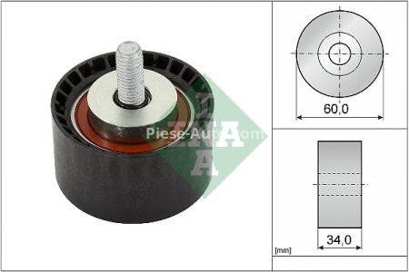 Rola ghidare curea distributie pentru : VOLVO S60 II, S80 II, S90 II, V40, V60 I, V60 II, V70 III, V90 II, XC40, XC60 I, XC60 II, XC70 II, XC90 II 2.0D 09.13-