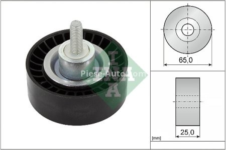 Rolă ghidare curea accesorii INA pentru : JAGUAR E-PACE, F-PACE, XE, XF II, XF SPORTBRAKE; LAND ROVER DEFENDER, DISCOVERY SPORT, DISCOVERY V, RANGE ROVER EVOQUE, RANGE ROVER SPORT II 2.0/2.0D 12.14- 1