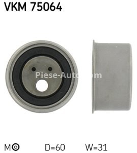 Rolă întinzător curea distribuție SKF pentru : MITSUBISHI CARISMA, ECLIPSE II, GALANT V, VI, LANCER V, VI, OUTLANDER, SPACE WAGON, SPACE RUNNER, L200, L300, L400 2.0/2.4 10.92-