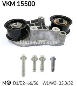 Rolă întinzător curea distribuție SKF pentru :  OPEL CALIBRA A, OMEGA B, SINTRA, VECTRA A, VECTRA B; SAAB 900 II, 9000 2.5/3.0 02.93-02.01