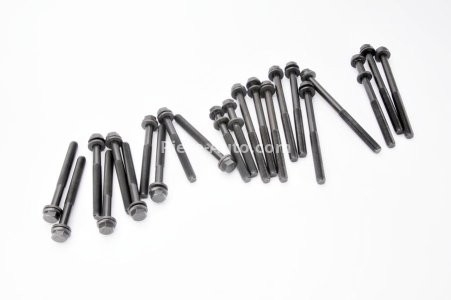 Set șuruburi / prezoane chiulasă - ELRING - pentru:  IVECO DAILY I, II, III; LANCIA THEMA; OPEL ARENA, MOVANO; RENAULT MASTER I, II, MASCOTT, MESSENGER, SAFRANE I, TRAFIC 2.4D/2.5D/2.8D 01.78-