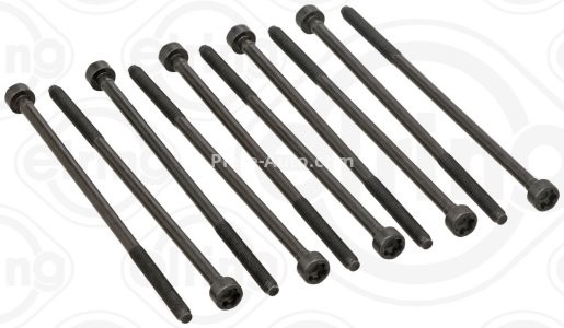 Set șuruburi / prezoane chiulasă - ELRING - pentru:  ALFA ROMEO 145, 146, 147, 155, 156, 166, GT, GTV, SPIDER; FIAT BARCHETTA, BRAVA, BRAVO I, COUPE, MAREA, PUNTO, PALIO; LANCIA DEDRA, DELTA II, LYBRA 1.6/1.8/2.0 03.95-
