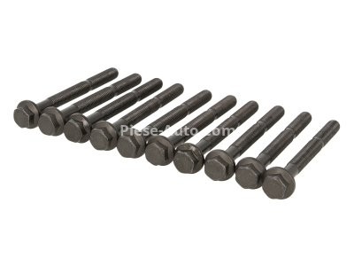 Set șuruburi / prezoane chiulasă - ELRING - pentru:  ALFA ROMEO MITO; FIAT 500, ALBEA, DOBLO, FIORINO, LINEA, PALIO, PANDA, PUNTO, QUBO, RITMO II, SEICENTO, STRADA, TIPO; FORD KA 0.7-1.4 09.82-