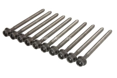 Set șuruburi / prezoane chiulasă - ELRING -  pentru: AUDI A1, A1 ALLSTREET, A1 CITY CARVER, A3, A3 ALLSTREET, A4 B9, A5, Q2, Q3; CUPRA FORMENTOR, LEON, LEON SPORTSTOURER 1.2-1.6 04.11-