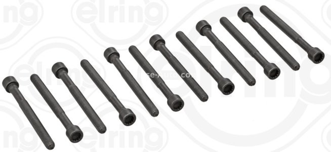 Set șuruburi / prezoane chiulasă - ELRING -  pentru: AUDI A6 C6, A8 D3 5.2 03.06-08.11