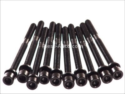 Set șuruburi / prezoane chiulasă - ELRING - pentru:  AUDI 100, A6, A8, V8 3.6/3.7/4.2 10.88-06.99