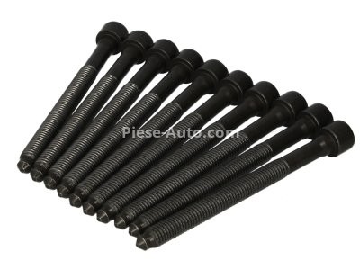 Set șuruburi / prezoane chiulasă - ELRING - pentru:  AUDI A1, A3, A4, A5, A6, A8, Q3, Q5, TT; SEAT ALHAMBRA, LEON, TOLEDO III; SKODA OCTAVIA, SUPERB; VW GOLF V, VI; VW PASSAT, MULTIVAN V, TRANSPORTER V 1.8/2.0 09.04-