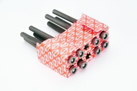 Set șuruburi / prezoane chiulasă - ELRING - pentru:  AUDI A4, A5, A6, A8, Q7; SKODA SUPERB; VW PASSAT, PHAETON, TOUAREG 2.5/2.7/3.0 02.00-