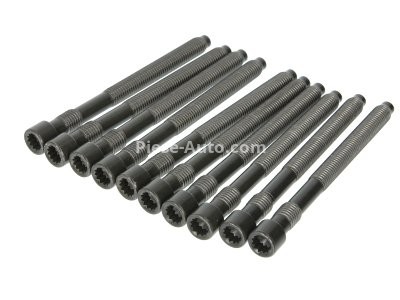 Set șuruburi / prezoane chiulasă - ELRING - pentru:  AUDI A4, A6, A8; VW PHAETON, TOUAREG 3.7/4.2 11.98-