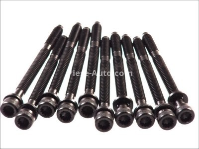 Set șuruburi / prezoane chiulasă - ELRING - pentru:  AUDI A6, 80, 100; SEAT CORDOBA, IBIZA II, TOLEDO I; VW GOLF III, PASSAT, SHARAN 2.0 01.92-02.00