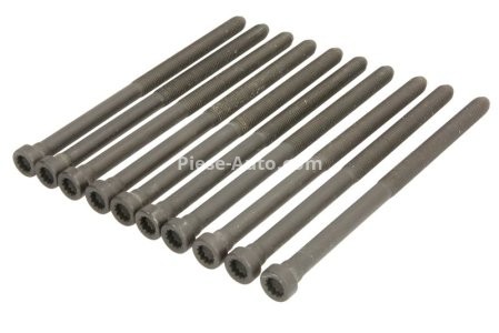 Set șuruburi / prezoane chiulasă - ELRING -  pentru: AUDI A3, A3 ALLSTREET, A4 ALLROAD B9, A4 B9, A5, A6 ALLROAD C8, A6 C8, A7, Q2, Q3, Q5; CUPRA FORMENTOR, LEON, LEON SPORTSTOURER 2.0D/2.0DH 08.14-