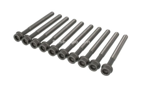 Set șuruburi / prezoane chiulasă - ELRING - pentru:  AUDI A1, A3, A4, A5; SEAT LEON; SKODA OCTAVIA; VW GOLF V, VI, VI, PASSAT 1.8TSI/2.0FSI 10.04-